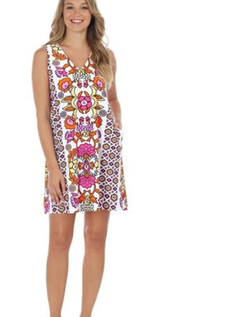Jude Connally Jacey Dress in Floral Block Berry Size Small